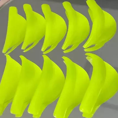 Moldes Russos Anatómicos Verde Neon 5 Pares