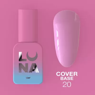 Cover Base Nº20 – Base Camuflagem Rosa Claro Nude – 13 ml LUNAmoon