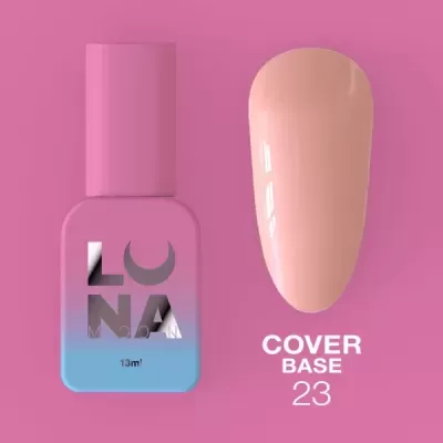 Cover Base Nº23 – Base Camuflagem Bege Nude – 13 ml LUNAmoon