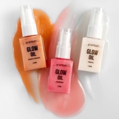 Glow Oil Morango | Óleo Fotográfico Pós-PMU & Hydra Gloss 30 ml