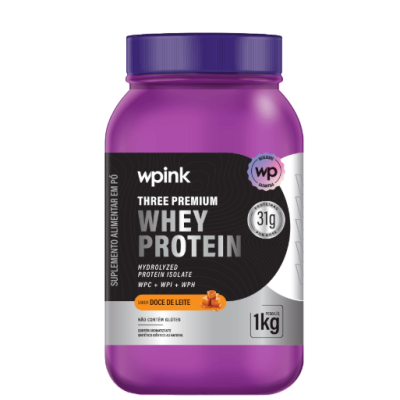 Three Premium Whey Protein Doce de Leite WP 1 KG - PRÉ-VENDA📍