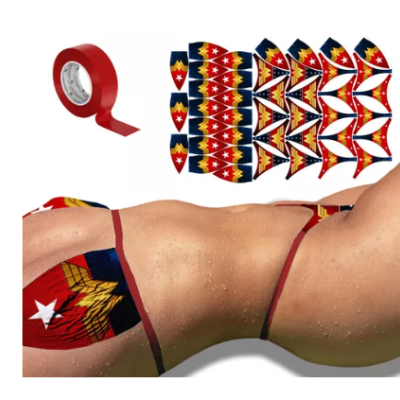 Kit Bronze - 1 Cartela De Biquíni Adesivo + 1 Fita - PRÉ-VENDA📍20 a 35 dias úteis