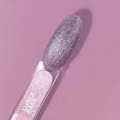 Lurex Base Pink Nº4 – Base Camuflagem Rosa com Glitter – 13 ml LUNAmoon