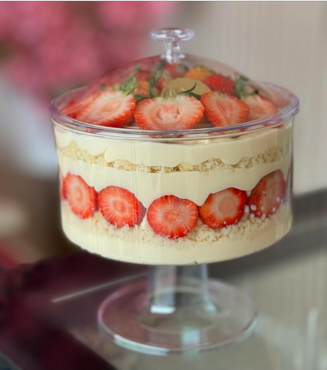 6309 Taça para Sobremesa Paris Redonda com Tampa 1.450 L - 1 Unidade (6 unidades por pedido)