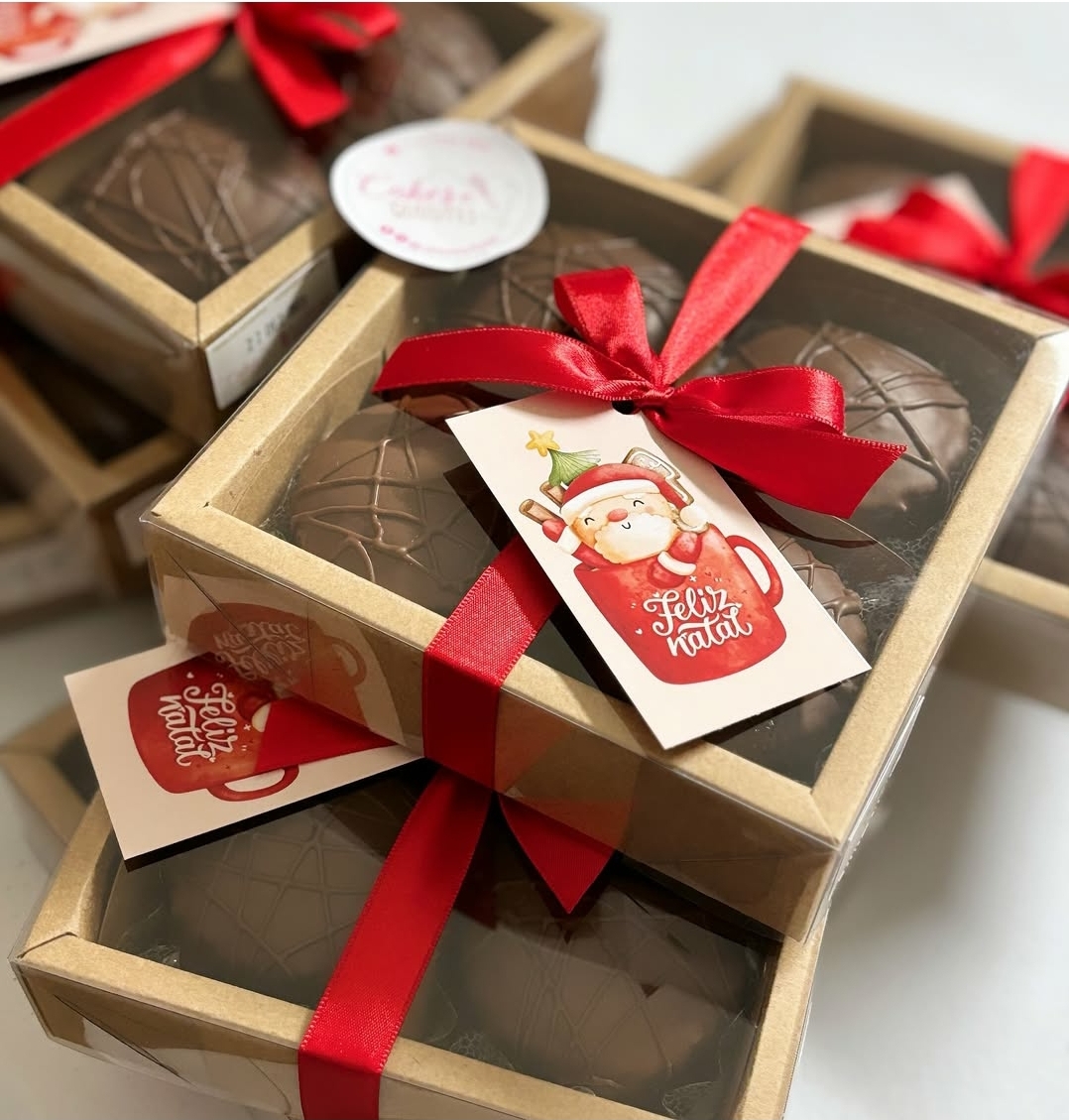 Caixa 4 Pães de Mel Kraft - 05 unidades - Caixa 4 Pães de Mel Kraft - 05 unidades -