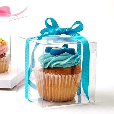 Cubo em Acetato/Pvc  - 2 Tamanhos- 10 Unidades