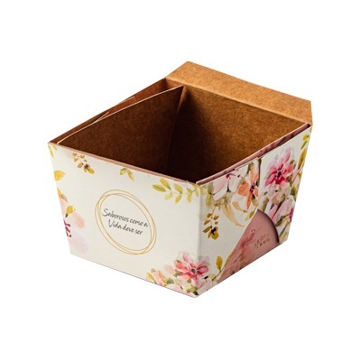 Mini Box Forneável com Tampa - 5 UNIDADES