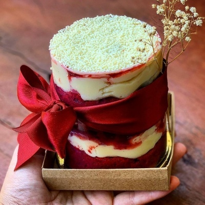 Caixa Mini bolo/Mini Panetone/mini Chocotone Kraft - 10x10x10 -10 UNIDADE