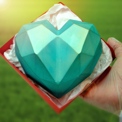 9838 - Coração Lapidado 500g