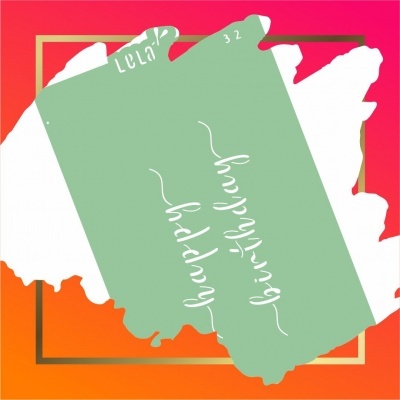 Stencil para decoração de Bolos e Bolacha-  Número 32