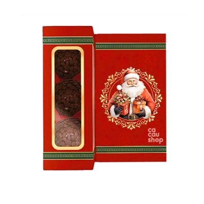 5106 Caixa 03 Doces Cartão NATAL NOEL - 1 Unidade