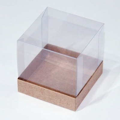 Caixa Mini bolo/Mini Panetone/mini Chocotone Kraft - 10x10x10 -10 UNIDADE