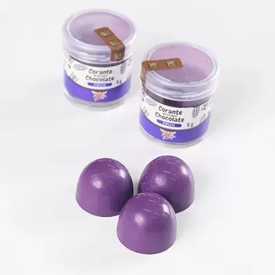 Corante em Pó para Chocolate Violeta - 5G - 1 Unidade
