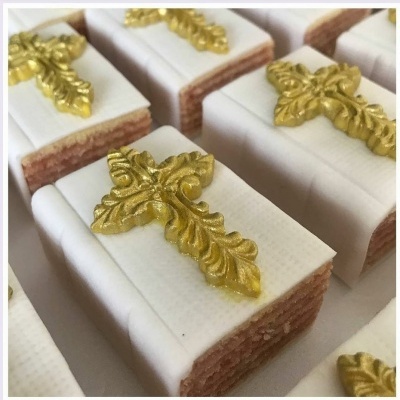 255 Molde de Silicone Par de Cruz 1