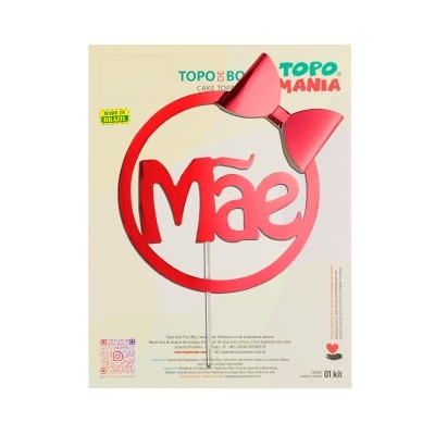 RD036 Mini Topo Mãe- 1 Kit