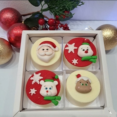 Caixa 4 Pães de Mel Branca - 05 unidades