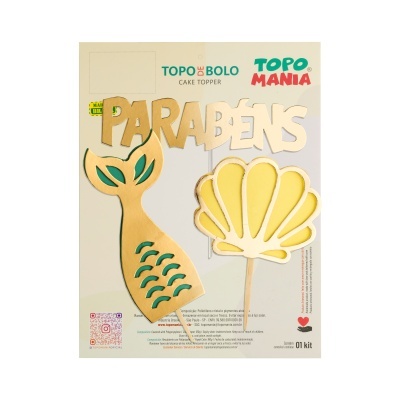 RD047 Mini Topo  Sereia- 1 Kit