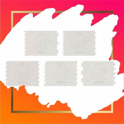 Kit Mini Espátula - 5 Espátulas Decorativas