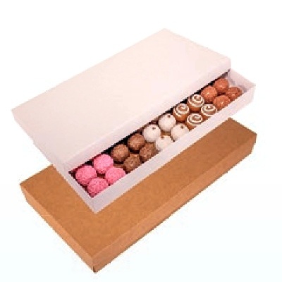 4832 Caixa Dupla Face para 50 Doces/Salgados - 1 Unidade