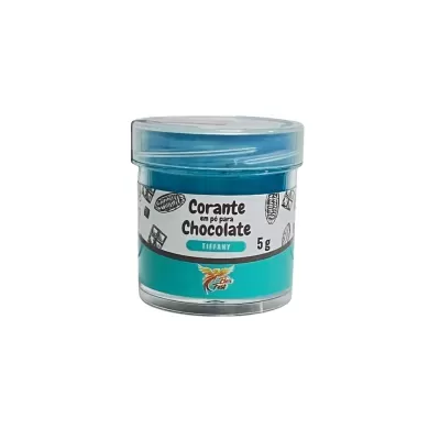 Corante em Pó para Chocolate Tiffany - 5G - 1 Unidade