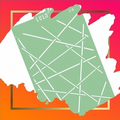 Stencil para decoração de bolos-  Número 28