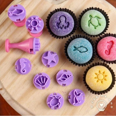 CARIMBOS PARA BRIGADEIROS - FUNDO DO MAR CARIMBOS PARA BRIGADEIROS - FUNDO DO MAR