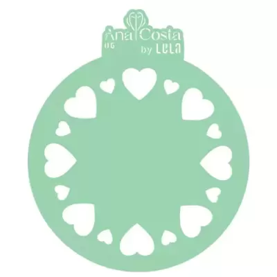 Stencil 06 para Bolo Caseiro 20x24cm - Ana Costa - 1 Unidade