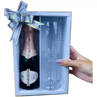 Caixa Mini Champanhe - 5  Unidades