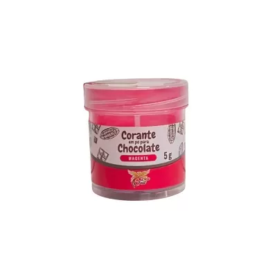 Corante em Pó para Chocolate Magenta - 5G - 1 Unidade