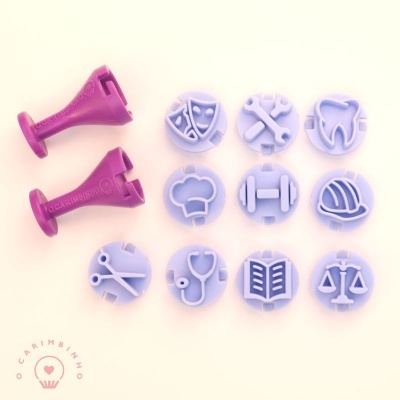 CARIMBOS PARA BRIGADEIROS - PROFISSÕES