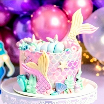 Stencil para decoração de bolos- Escamas  Número 21