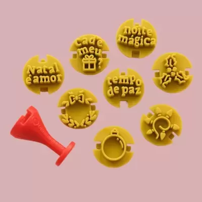 CARIMBOS PARA BRIGADEIROS - NATAL 2 - 1 kit 13 Peças