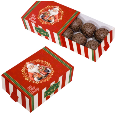 5127 Caixa 06 Doces Gaveta c/ Puxador - NATAL NOEL - 10 Unidades