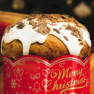 Cinta Panetone- NATAL CLASSICO - 10 Unidades - 2 Tamanhos