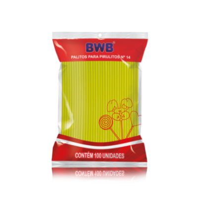 Palito para Pirulito - Nº .14 - 100 Unidades