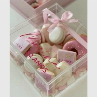 Caixa Acrílica Transparente c/ Tampa 20x20x10 - 1 Unidade Caixa Acrílica Transparente c/ Tampa 20x20x10 - 1 Unidade