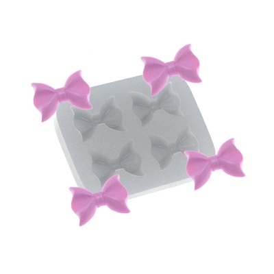 365 Molde de Silicone Quarteto de Lacinhos Zaria 365 Molde de Silicone Quarteto de Lacinhos Zaria