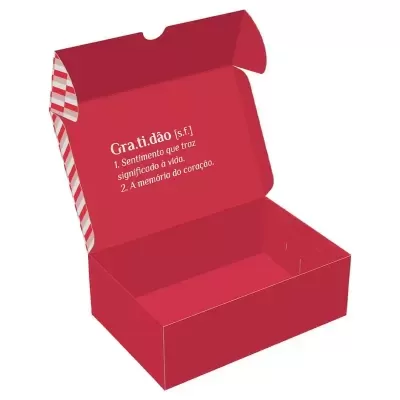 3058 Caixa Practice Gratidão Por Você Para 6 Doces 10 Unidades