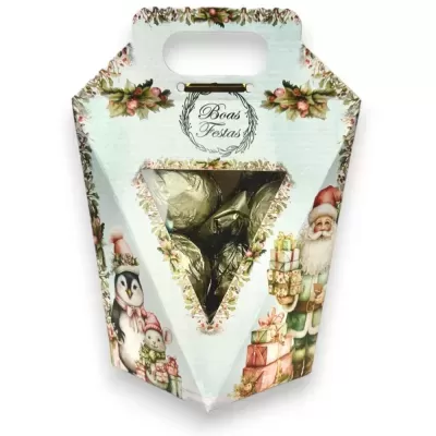 5 Embalagens para trufa ou outros doces - Coleção Fascinante