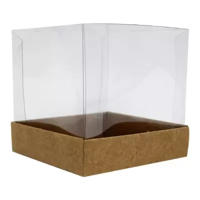 Caixa Mini bolo/Mini Panetone/mini Chocotone Branca - 12x12x12 -5 UNIDADES