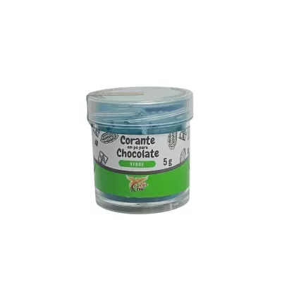 Corante em Pó para Chocolate Verde - 5G - 1 Unidade