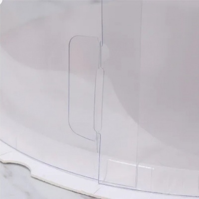 E1007-Caixa Bolo Alto Transparente 25cm