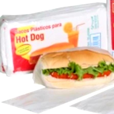 Sacos plásticos para Hot Dog/Cachorro Quente  - 100 Unidades - 2 Tamanhos