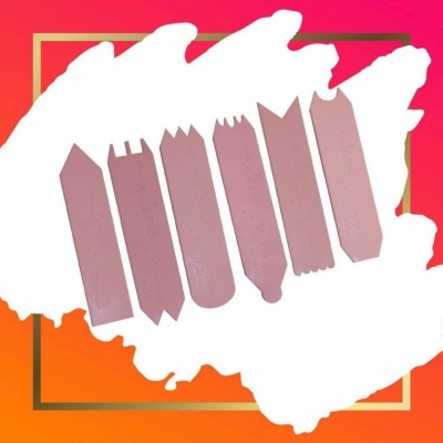 Kit Mini Espátula - Miene- 6 Espátulas Decorativas