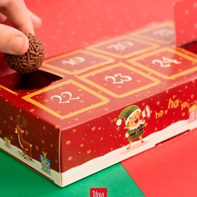 5602 Caixa Calendário do Advento 7 Doces- 5 Unidades