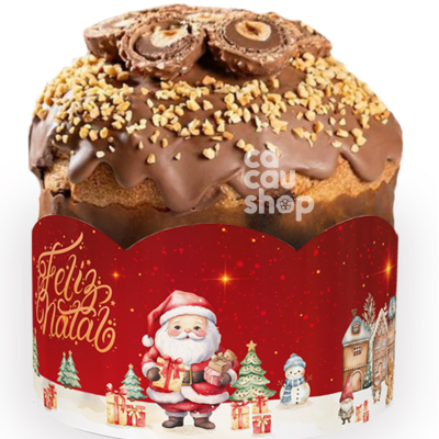 Cinta Panetone NATAL ENCANTADO -10 Unidades - 2 Tamanhos