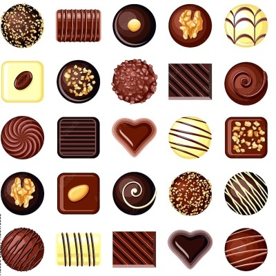 Formas de Chocolate