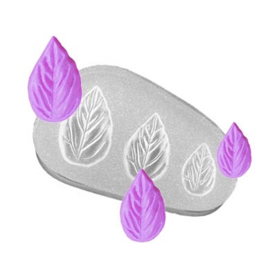 202 Molde de Silicone Folhas