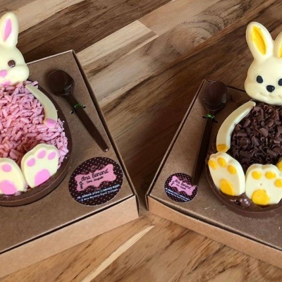 9861 - Partes Coelho de Chocolate- 1 Unidade