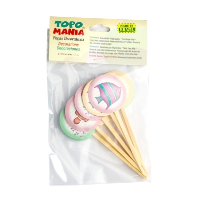 Pick Decorativo Fundo do Mar - Baby Collection- kit